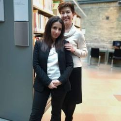 Photo of Elisabet Öhrn and Shilan Ahmadian