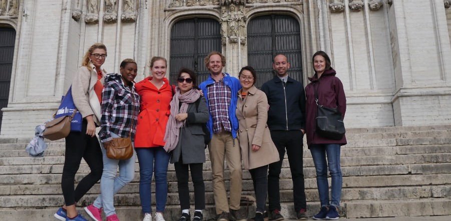 Photo: Higher Education-students' trip to Brussels
