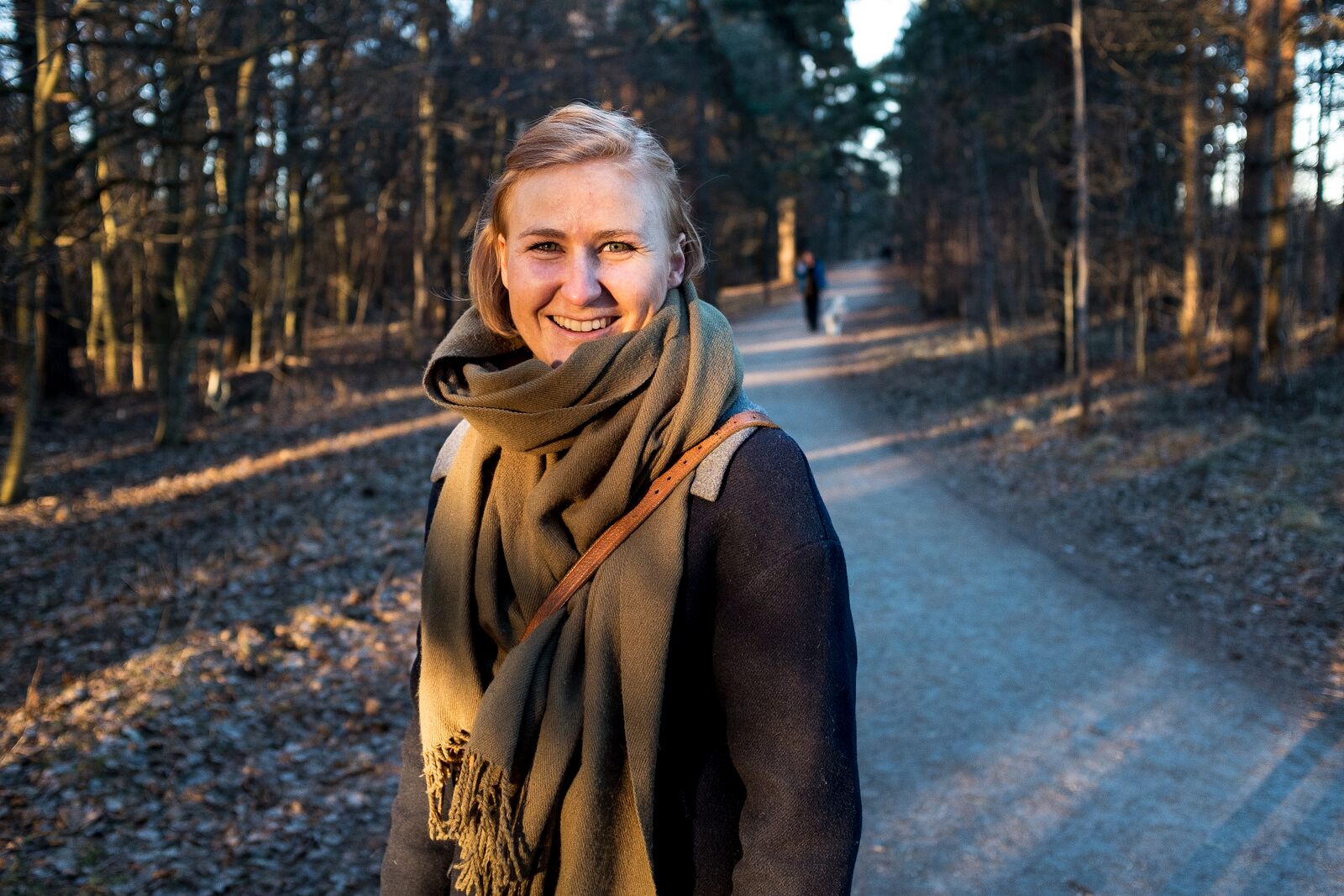 Stipendiat Kristin Simonsen ute på tur