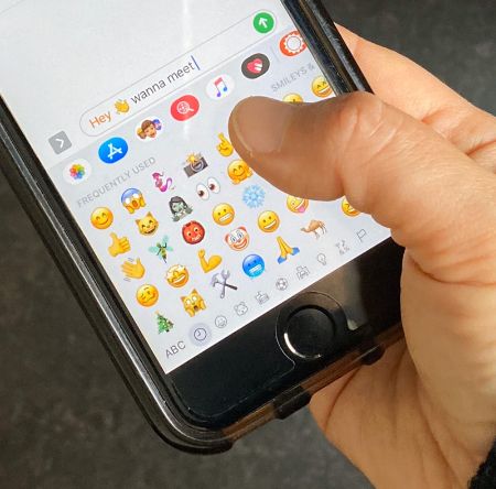 emojis, text message